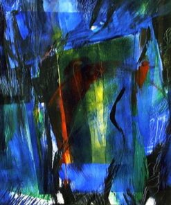 Donker, blauw